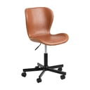 Koňakové hnědá kancelářská židle Actona Batilda