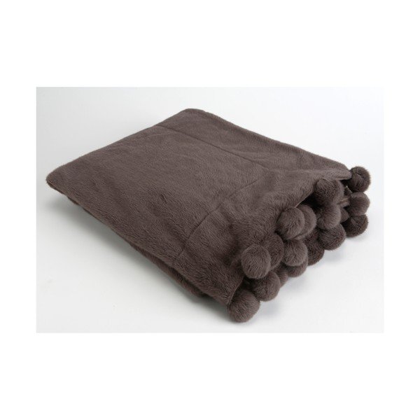 Deka Pompon Chocolate, 130x170 cm