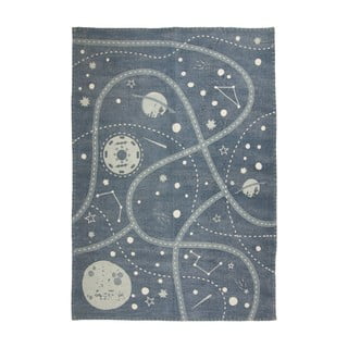 Dětský ručně potištěný koberec Nattiot Little Galaxy, 100 x 140 cm