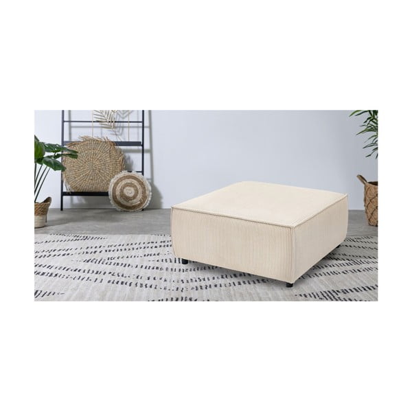 Krémová manšestrová podnožka Nihad modular – Bobochic Paris-image-1