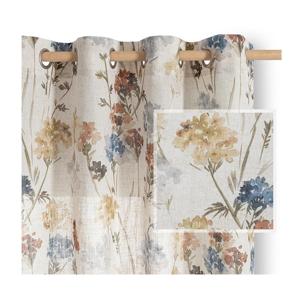 Krémový závěs 135x250 cm Flosi – Restilo