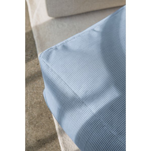 Světle modrý manšestrový taburet Keno – noo.ma-image-2