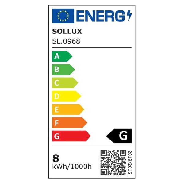 Teplá bílá LED žárovka E27, 7,5 W – Sollux-image-2