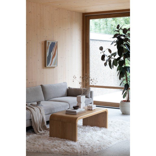 Konferenční stolek v dekoru dubu v přírodní barvě 60x120 cm Brave – Zuiver-image-1