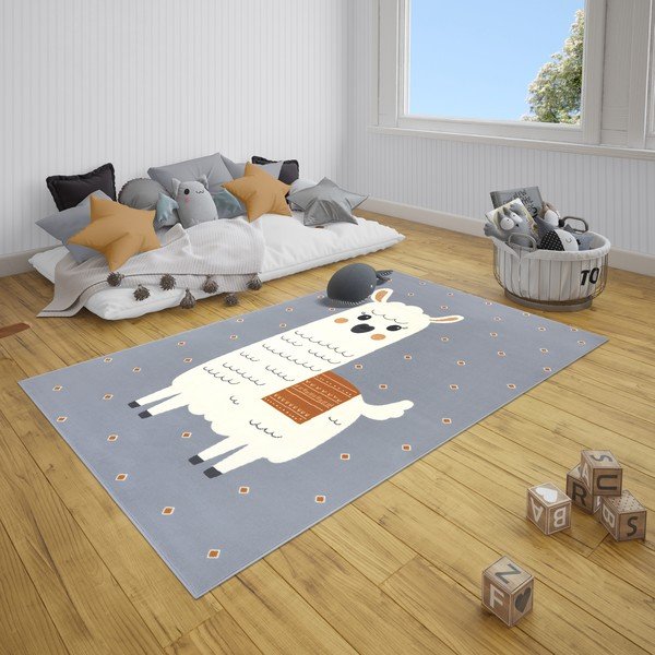 Dětský koberec Hanse Home Adventures Lama Monty, 80 x 150 cm-image-1