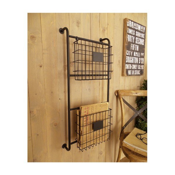 Nástěnný držák na časopisy Orchidea Milano Country, výška 92 cm