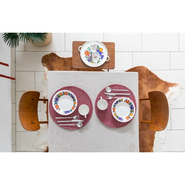 Přírodní prostírání s příměsí bavlny Tiseco Home Studio, ø 38 cm-image-4