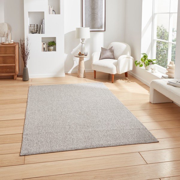 Šedý koberec 200x290 cm Boucle – Think Rugs-image-1