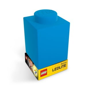 Modré silikonové noční světýlko LEGO® Classic Brick