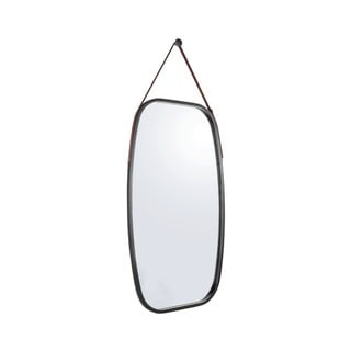 Nástěnné zrcadlo v černém rámu PT LIVING Idylic, délka 74 cm