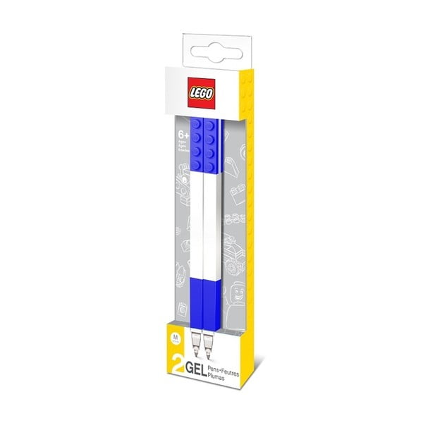 Sada 2 modrých gelových per LEGO®