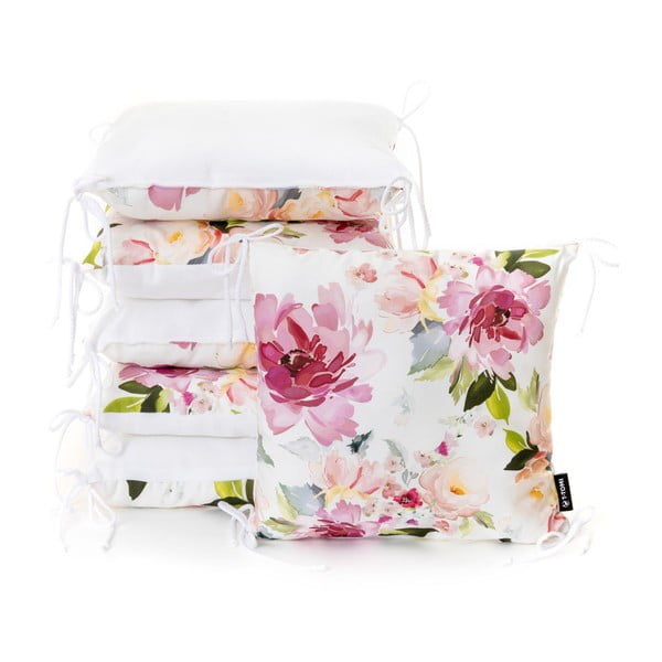Mantinel do postýlky 35 cm Watercolor Flowers – T-TOMI