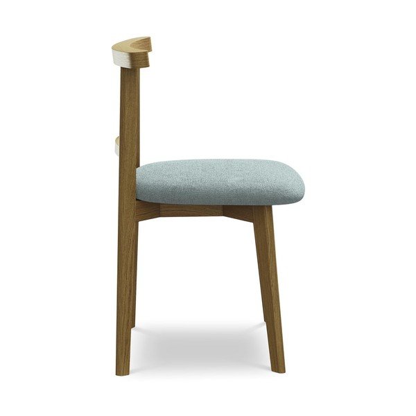 Modrá jídelní židle z masivního dřeva Ohelo – Makamii-image-2