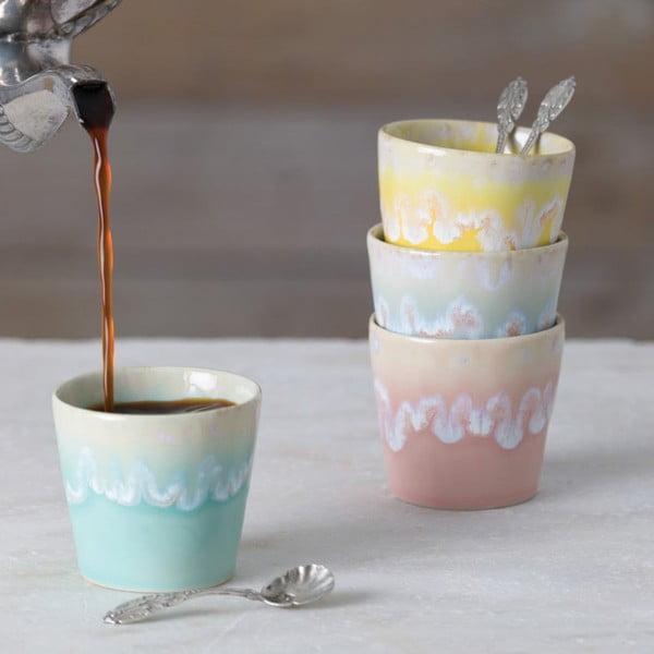 Světle modrý kameninový šálek na espresso Costa Nova Grespresso-image-3