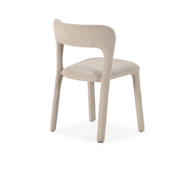 Béžové čalouněné jídelní křeslo Lilia – MOME-image-1