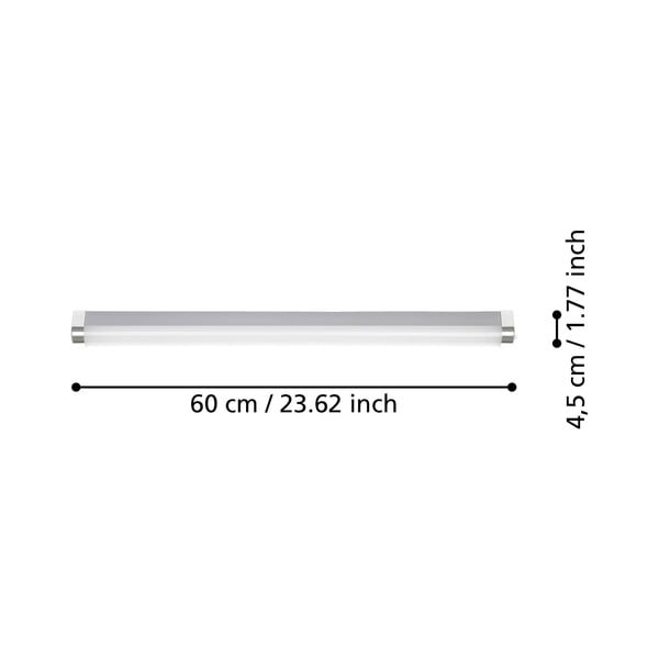 LED nástěnné svítidlo ve stříbrné barvě TRAGACETE 1 – EGLO-image-2