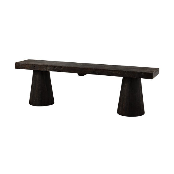 Tmavě hnědá lavice Clyde – WOOOD-image-2