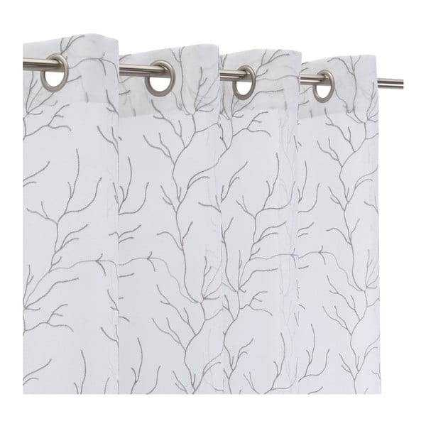Bílo-šedá záclona 140x260 cm Coral – Casa Selección-image-2