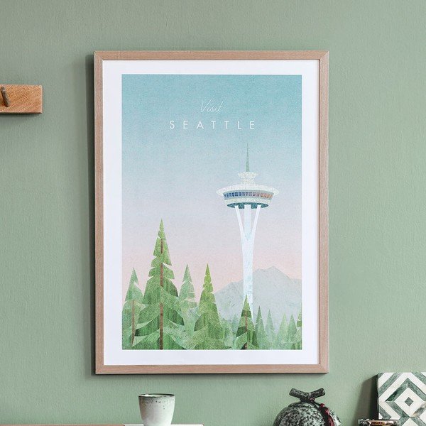 Plakát Travelposter Seattle, 50 x 70 cm-image-2