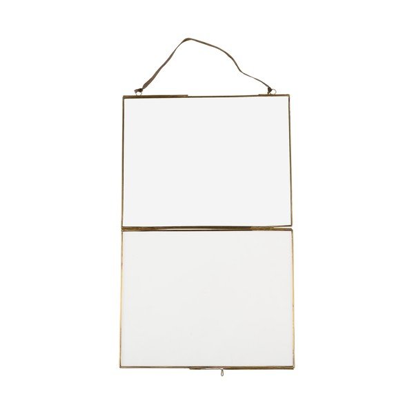 Kovový rámeček na zeď ve zlaté barvě 25x20 cm – Rex London-image-3