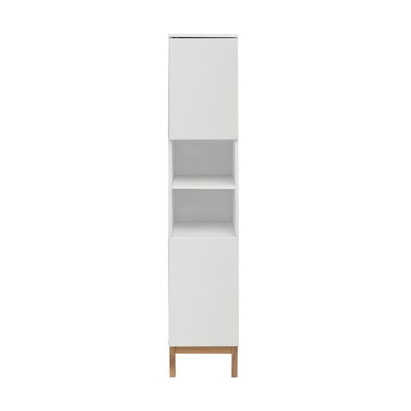 Bílá vysoká koupelnová skříňka 30x161 cm Mirza - Støraa
