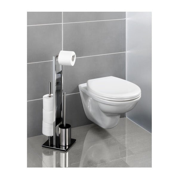 Toaletní kartáč s držákem na toaletní papír Wenko Rivalta-image-1