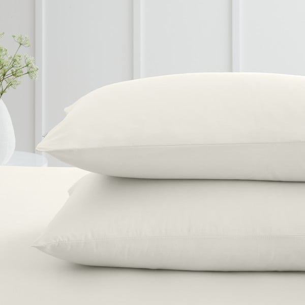 Povlaky na polštáře v sadě 2 ks z bavlněného perkálu 50x75 cm Cotton Percale – Bianca-image-1