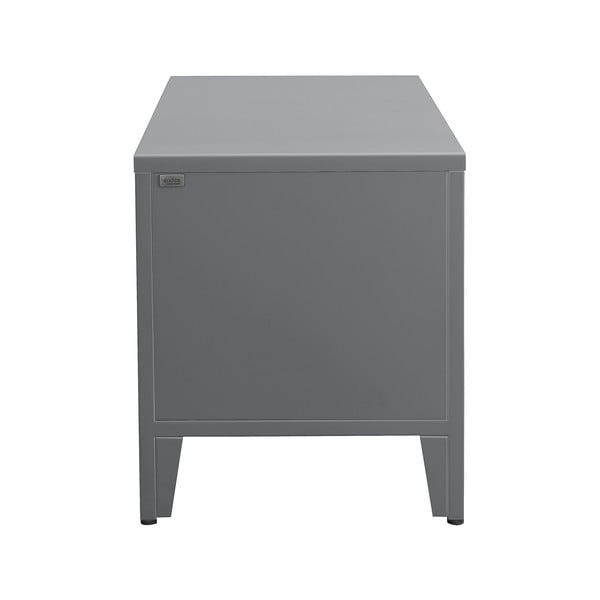 Šedý kovový botník s lavicí Salino – Støraa-image-2