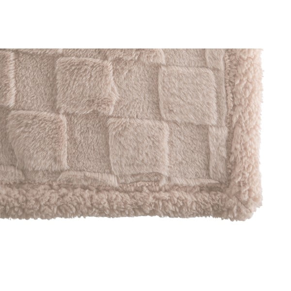 Béžová deka z mikroplyše 150x200 cm Rava – Tiseco Home Studio-image-2