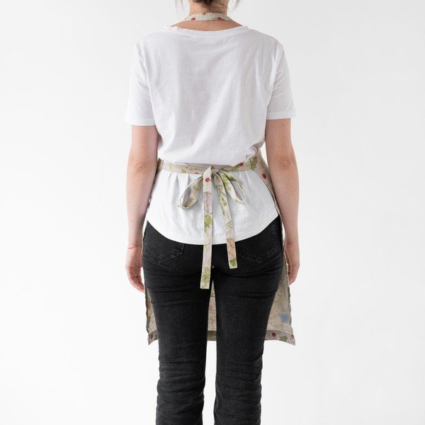 Vánoční lněná zástěra Linen Tales Daily Apron Jingle Bells, 80 x 55 cm-image-2