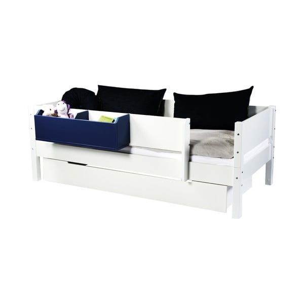 Bílá zásuvka určená pod postel Manis-h, 90 x 160 cm
