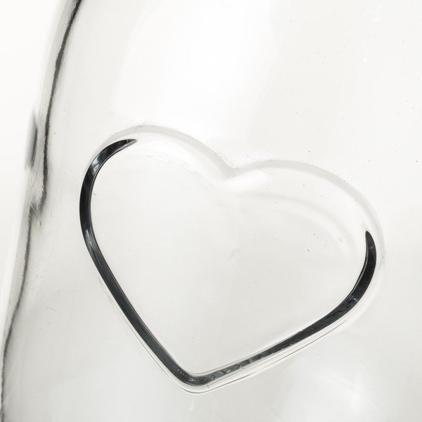 Sklenice s korkovým uzávěrem Unimasa Heart, ⌀ 11,2 cm-image-1