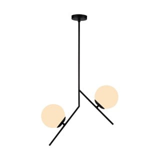 Černé závěsné svítidlo Squid Lighting Diagonal, výška 74 cm