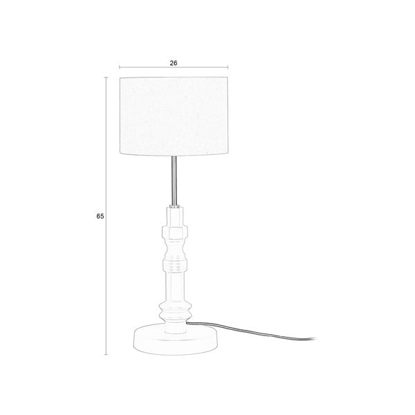 Stolní lampa v terakotové barvě (výška 65 cm) Totem – Zuiver-image-2