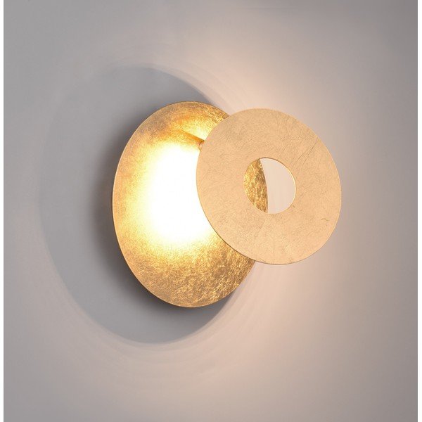 LED nástěnné svítidlo ve zlaté barvě Leano – Trio-image-2