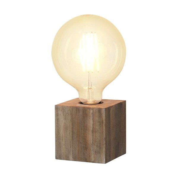 Hnědá lampová noha 9 cm Kub – Star Trading-image-2