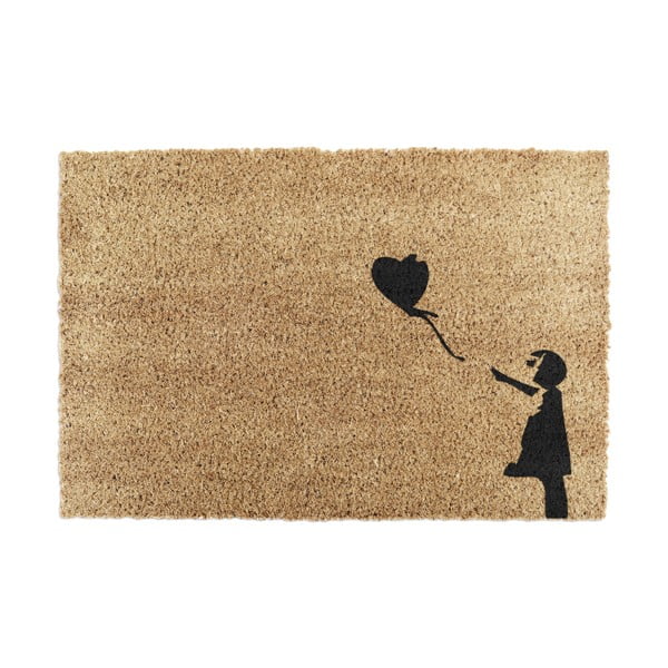 Rohožka z kokosového vlákna 40x60 cm Girl With a Ballon – Artsy Doormats