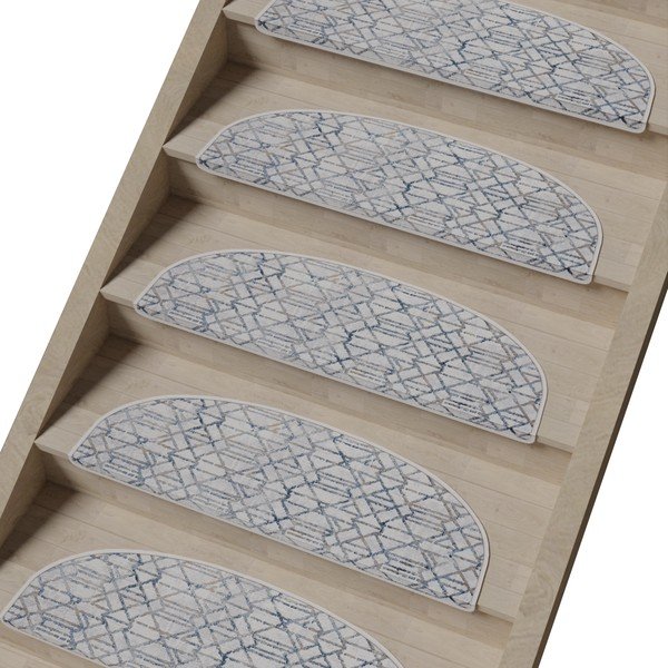 Šedé nášlapy na schody v sadě 16 ks 20x65 cm Cottage Warmth – Vitaus-image-1