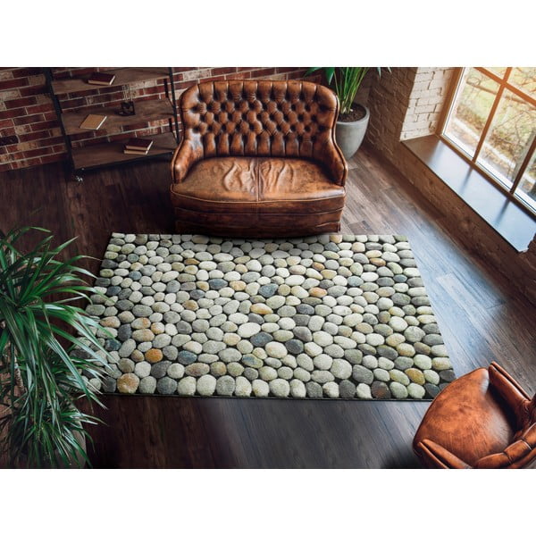 Šedý koberec Universal Sandra Stones, 140 x 200 cm-image-1