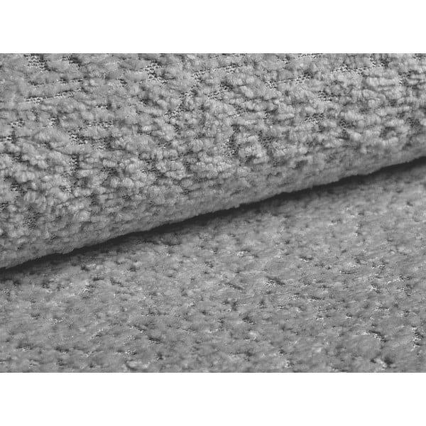 Světle šedý polštář na gauč z textilie bouclé Kemi – Cosmopolitan Design-image-2