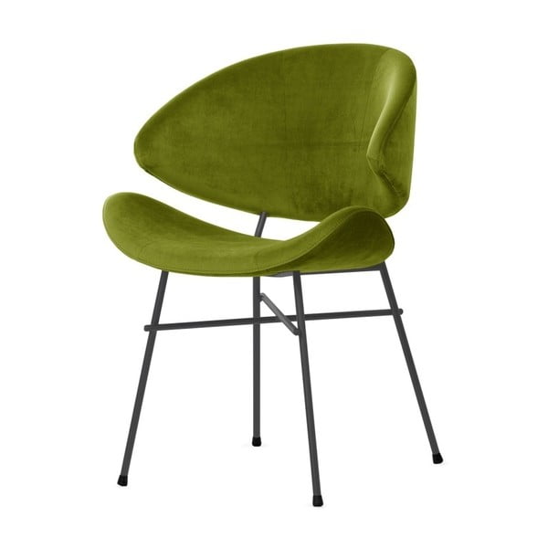 Zelená židle s šedými nohami Iker Cheri