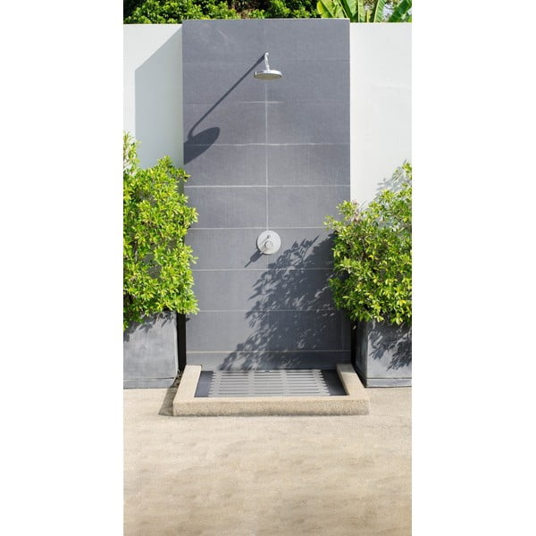 Béžová plastová koupelnová předložka 50x80 cm – Wenko-image-1