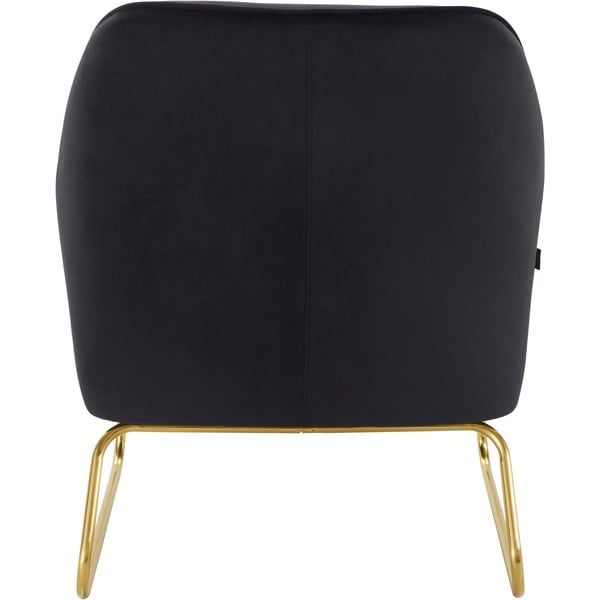 Černé sametové křeslo Joshua - Støraa-image-2