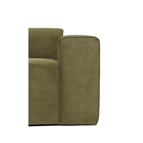 Zelená manšestrová rohová pohovka (levý roh) Sting - Scandic-image-4