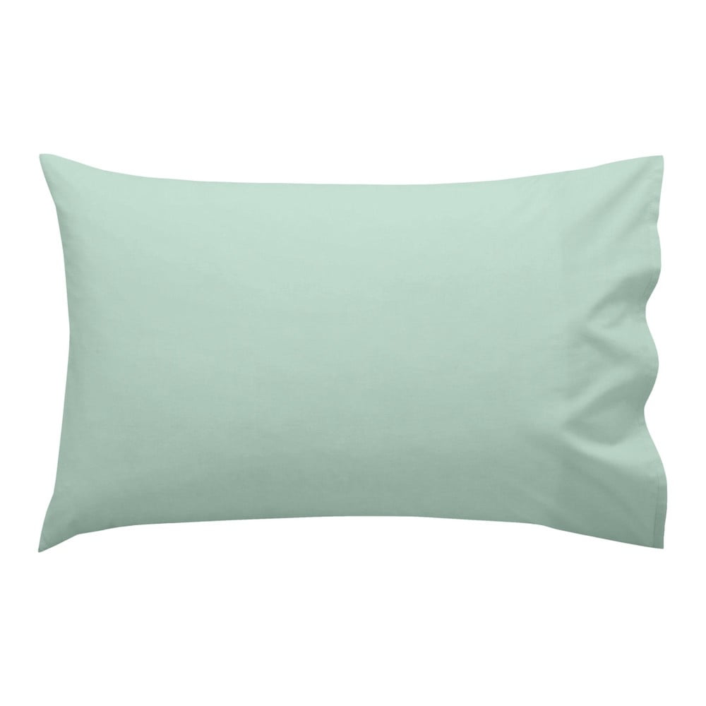 Světle zelený bavlněný povlak na polštář Happy Friday Basic, 50 x 30 cm