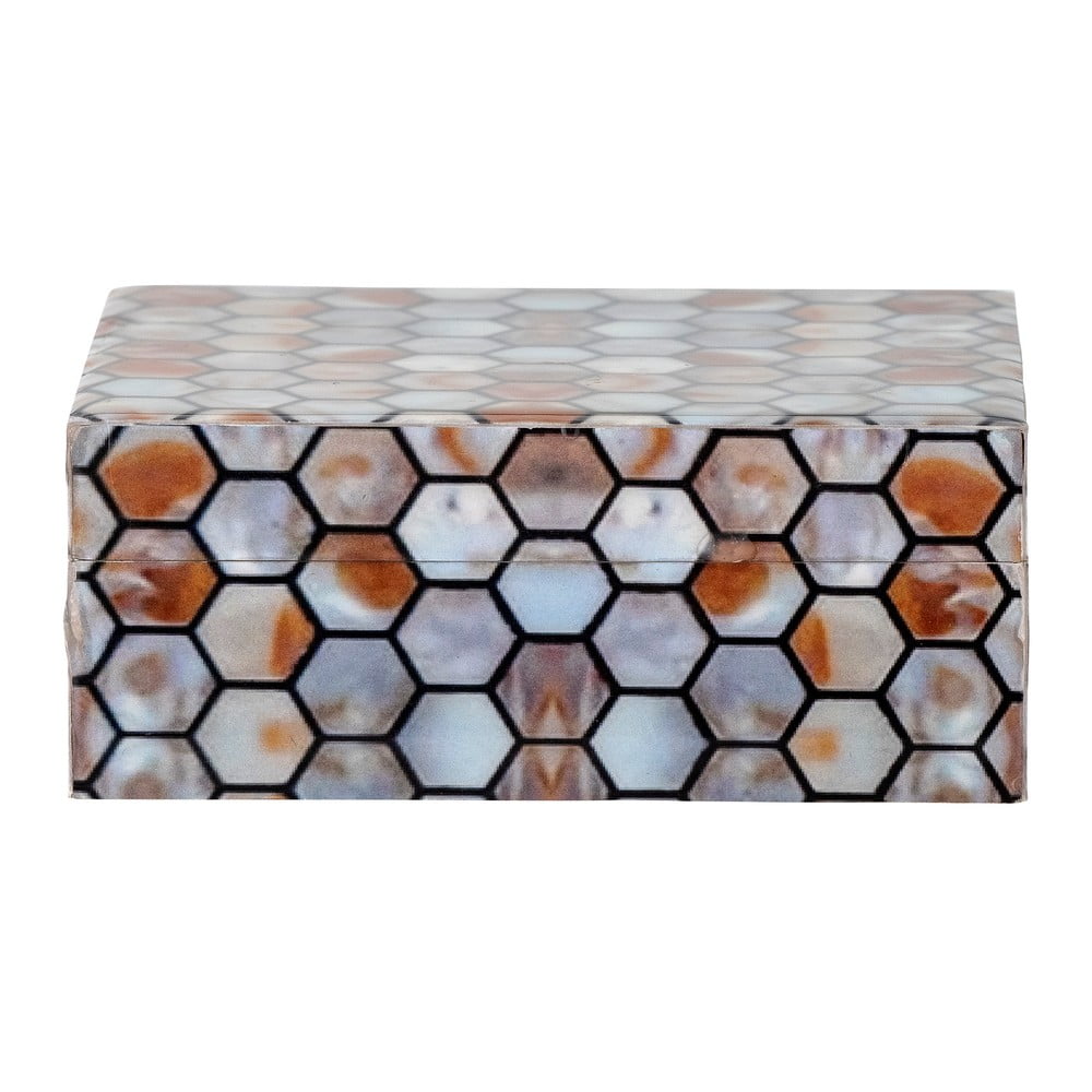 Dekorativní polyresinový úložný box 13x10x5 cm Domino – Bloomingville