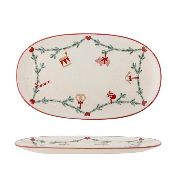 Kameninový tác s vánočním motivem 23x38,5 cm Yule – Bloomingville-image-3