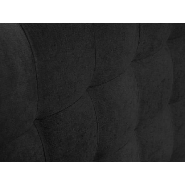 Tmavě šedá boxspring postel s úložným prostorem 180x200 cm Jade – Mazzini Beds-image-1