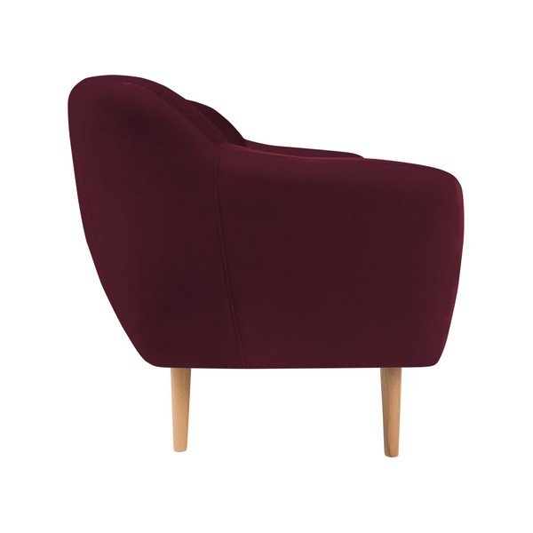 Vínově červená dvoumístná pohovka Mazzini Sofas Benito-image-2