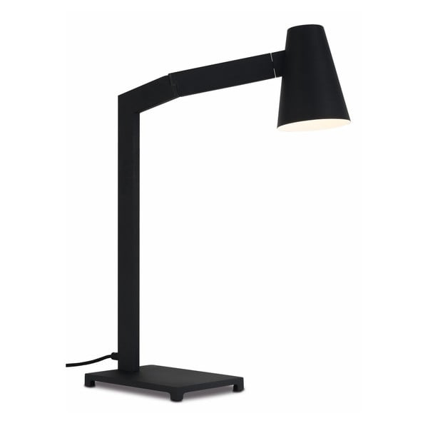 Černá stolní lampa s kovovým stínidlem (výška 60 cm) Biarritz – it's about RoMi
